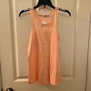 Vintage Havana Racerback Tank Top Peach Girls Size Large 14 NWT